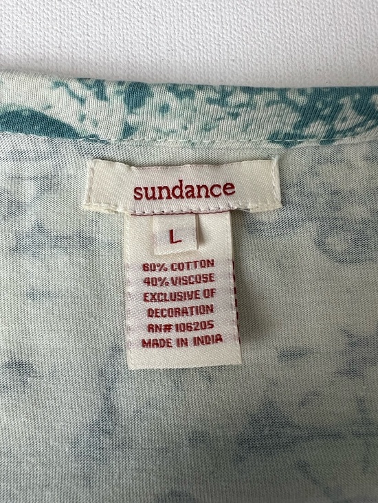 Sundance Boho Floral Scoop Neck Long Sleeve Women’s Top - L - Picture 4 of 9